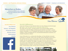 Tablet Screenshot of haus-rheinaue.de